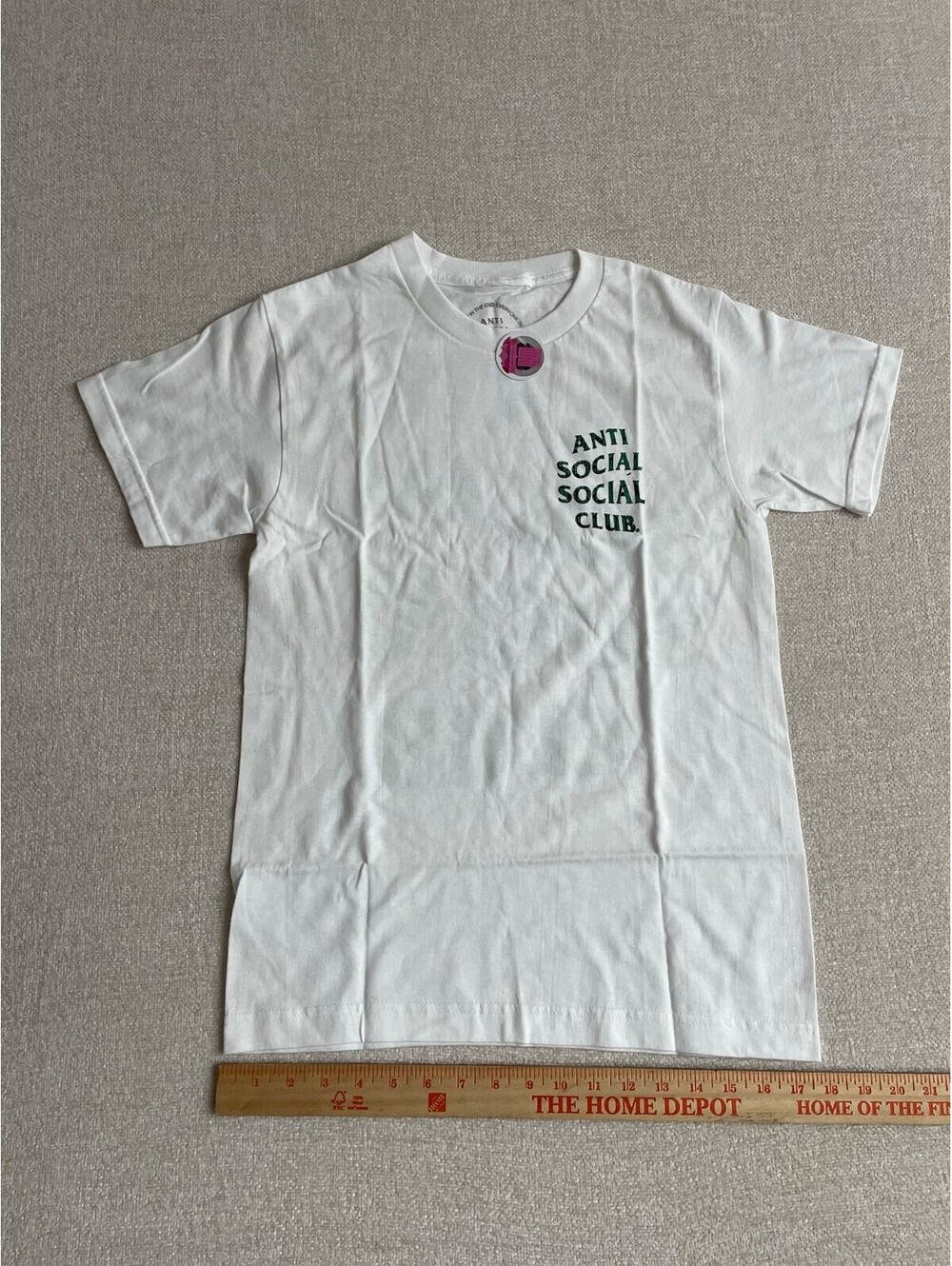 Anti Social Social Club ASSC White Graphic T-Shirt Made in USA Small [COPY]